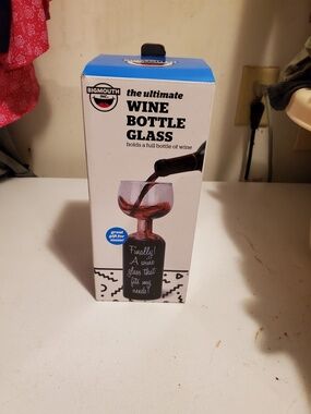 Wine glass bottle
